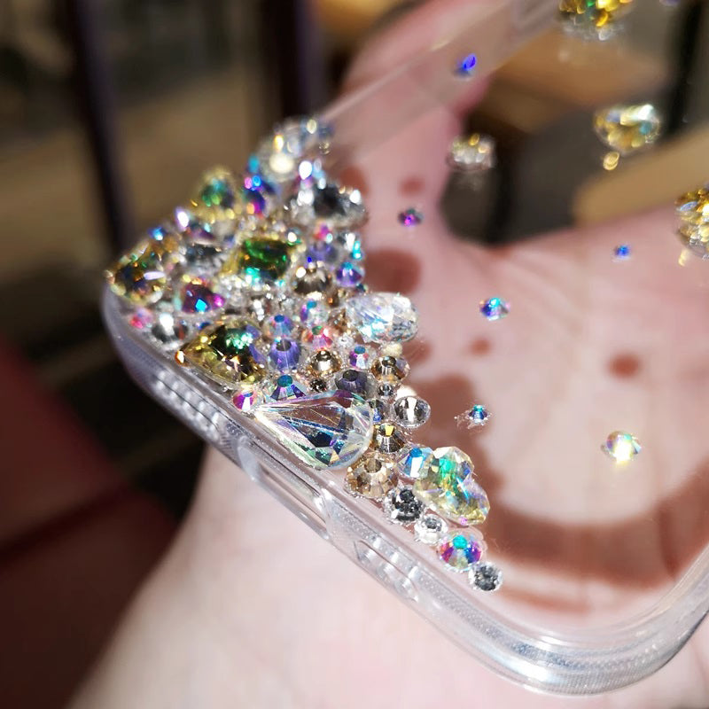 Handmade iPhone Case Luxury Bling Rhinestone Minimalist Butterfly