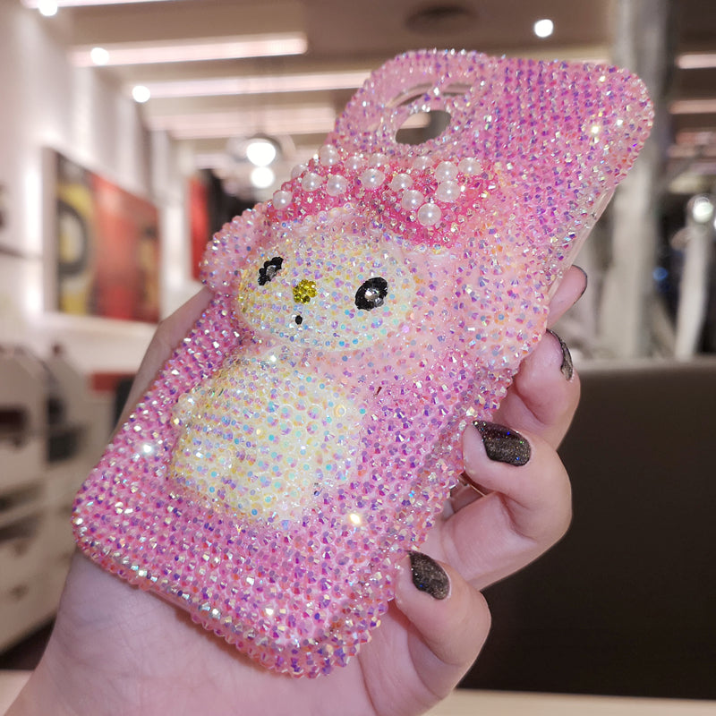 Handgemachte iPhone Hülle Luxus Bling Jelly Strass 3D My Melody Back Case