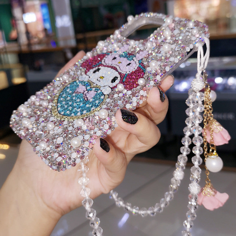 Handmade iPhone Case Luxury Bling Rhinestone My Melody Back Case