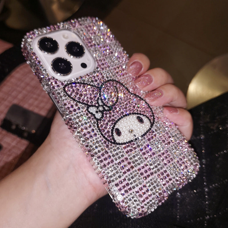 Handmade iPhone Case Luxury Bling Rhinestone My Melody Back Case
