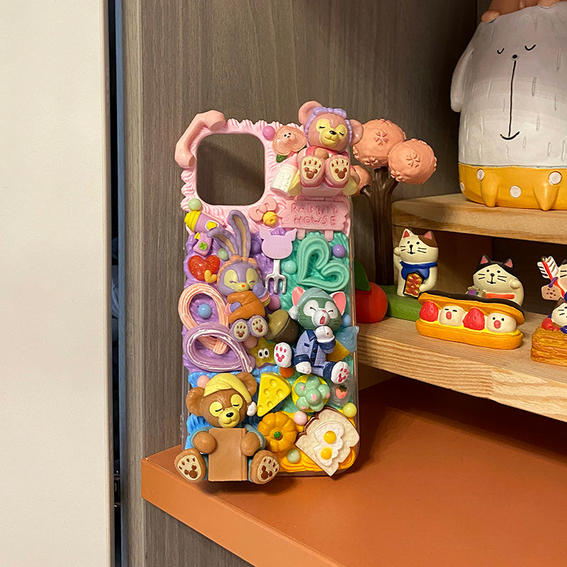 Handmade Decoden Case Duffy ShellieMay Gelatoni StellaLou
