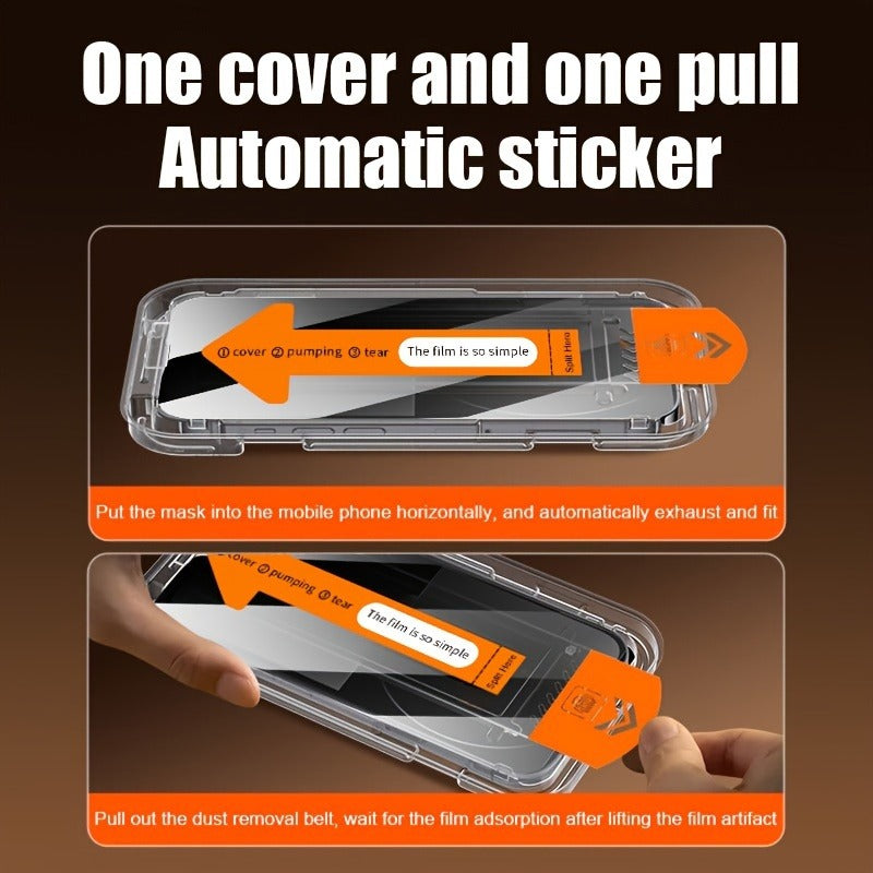 3 Pack Anti Spy Tempered Glass Screen Protector with Applicator