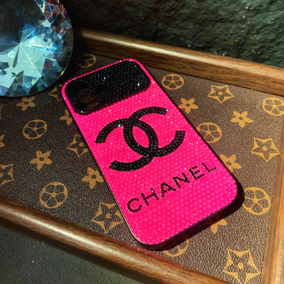 Funda de AirPods de Cristal Bling de Lujo Hecha a Mano para AirPods Pro 2 3 4