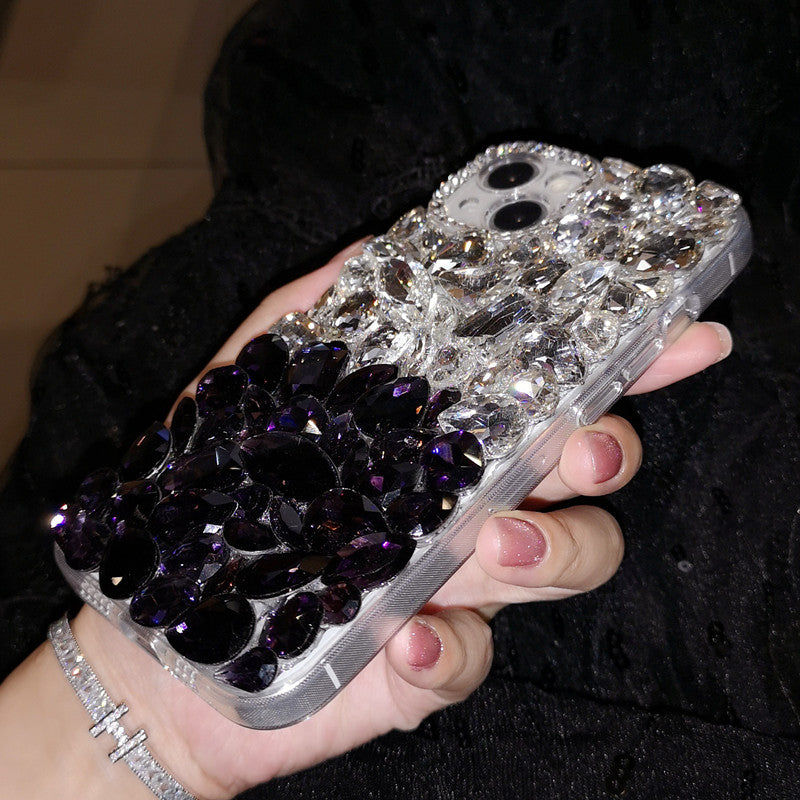Handmade iPhone Case Luxury Bling Rhinestone Crystal Gem Back Case