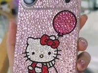 Hello Kitty & Balloon Gorgeous Bling Rhinestone For iPhone Case