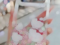 Handgemachte iPhone Hülle Luxus Bling Opal Strass Süße Hello Kitty Hülle