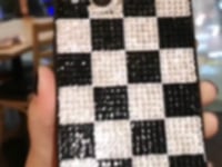 Handmade iPhone Case Luxury Bling Rhinestone Checkerboard