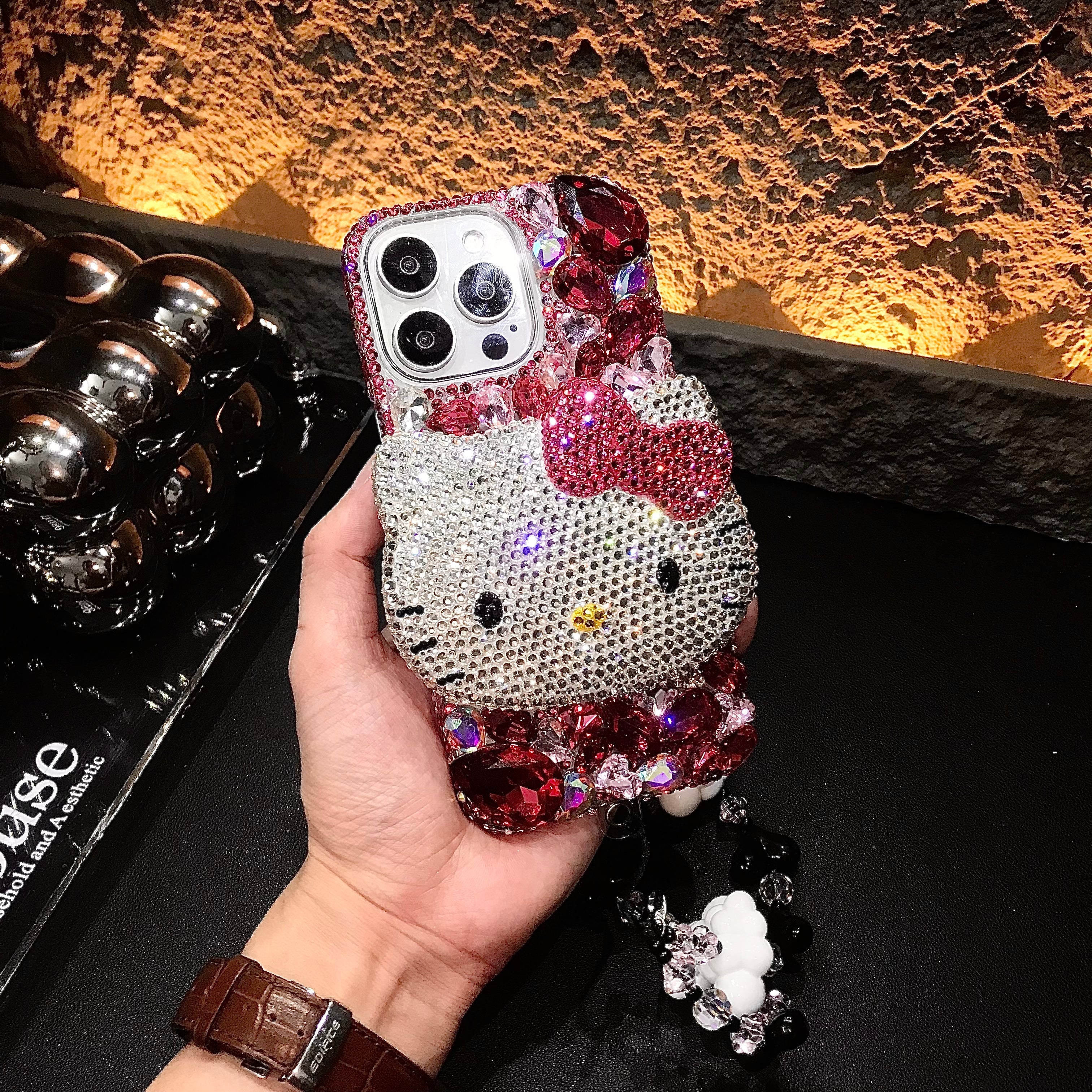 手作りゴージャスラインストーンiPhoneケース – iCase1Shop