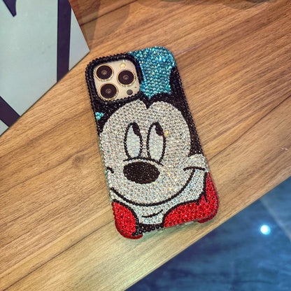 Handmade iPhone Case Luxury Bling Rhinestone Cute Mickey Case