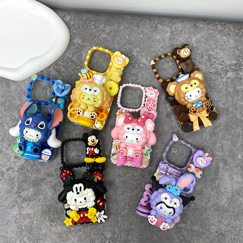 Sanrio Decoden Cream Glue Case For iPhone Case