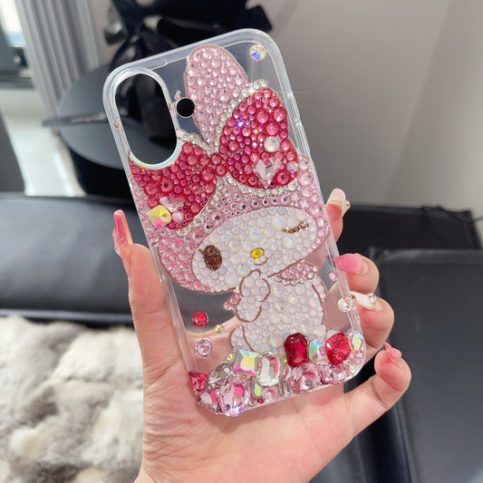 My Melody Gorgeous Bling Rhinestone with Crystal For iPhone Case