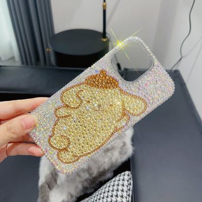 Pompompurin Gorgeous Bling AB Rhinestone For iPhone Case