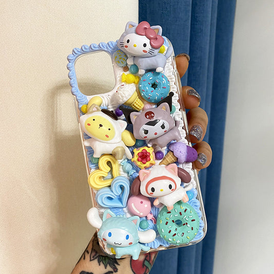 Handmade Decoden Case Cinnamoroll Case For iPhone Case