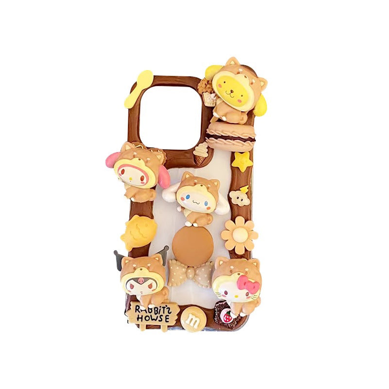 Handmade Decoden Case Hello Kitty & Friends Case For iPhone Case