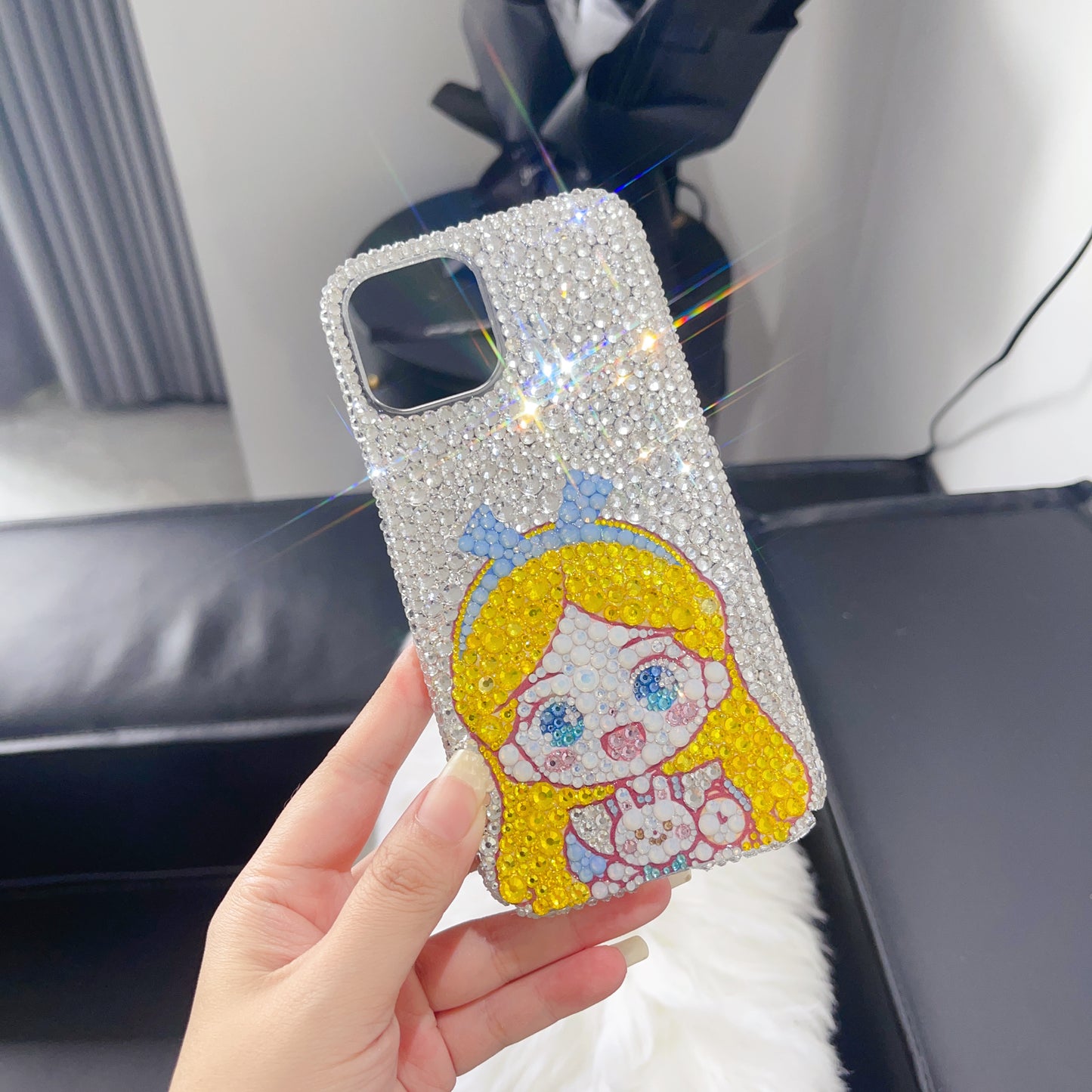 Alice Disney Gorgeous Bling Rhinestone For iPhone Case