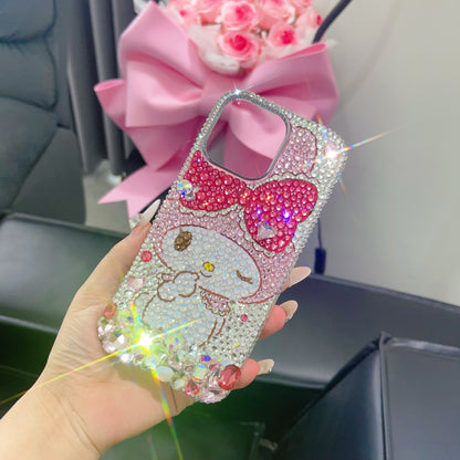 My Melody Gorgeous Bling Rhinestone with Gem For iPhone Case