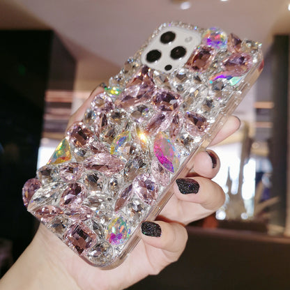 Handmade iPhone Case Luxury Bling Rhinestone Crystal Stone Back Case
