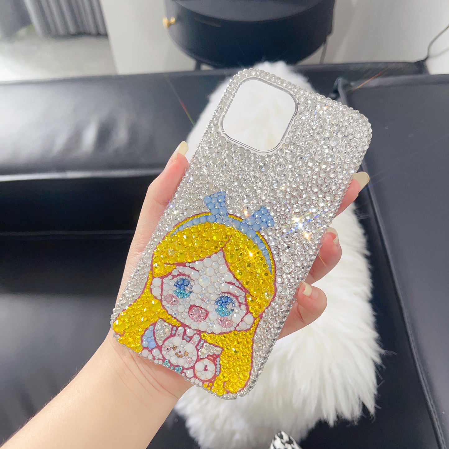 Alice Disney Gorgeous Bling Rhinestone For iPhone Case