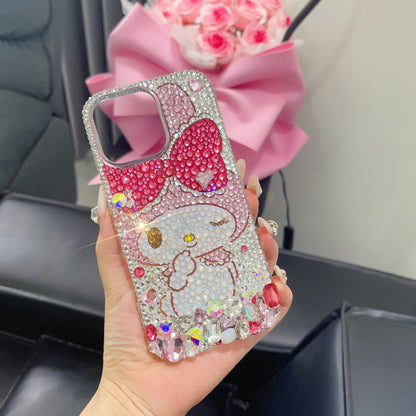 My Melody Gorgeous Bling Rhinestone with Gem For iPhone Case