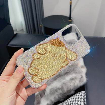 Pompompurin Gorgeous Bling AB Rhinestone For iPhone Case