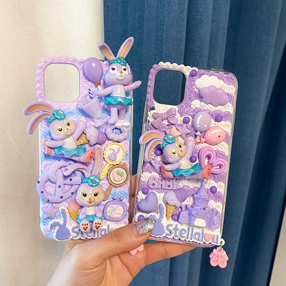 StellaLou Decoden Cream Glue Case For iPhone Case