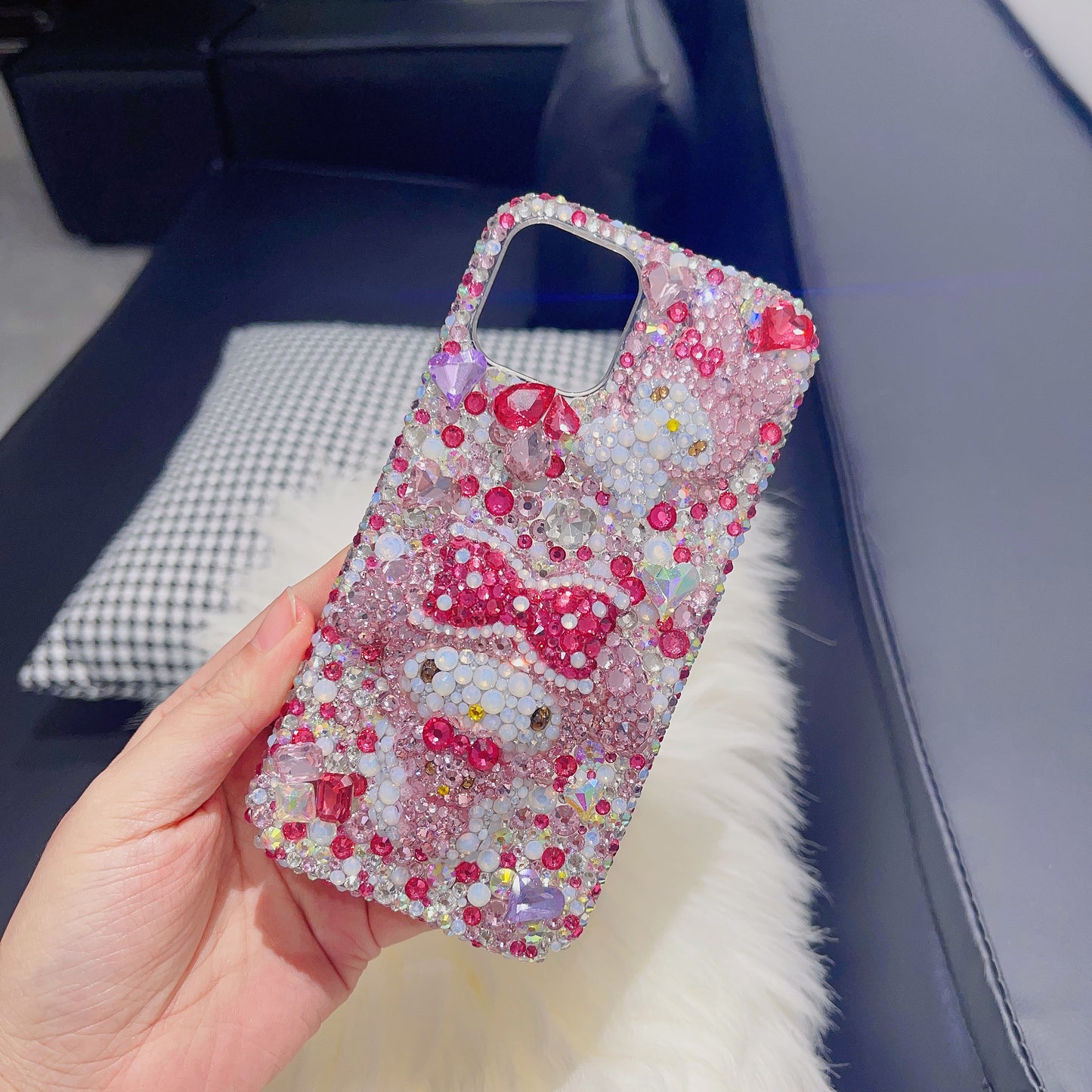 3D My Melody Gorgeous Bling Rhinestone For iPhone Case