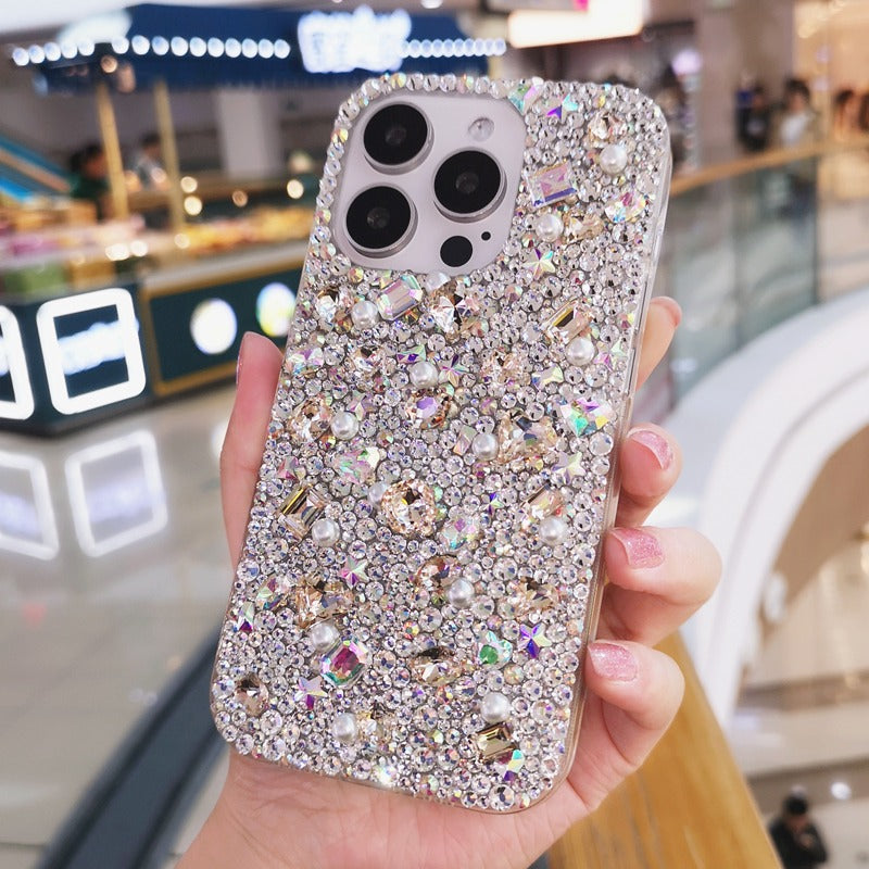 Gorgeous Bling Crystal with Mix Rhinestones For iPhone Case