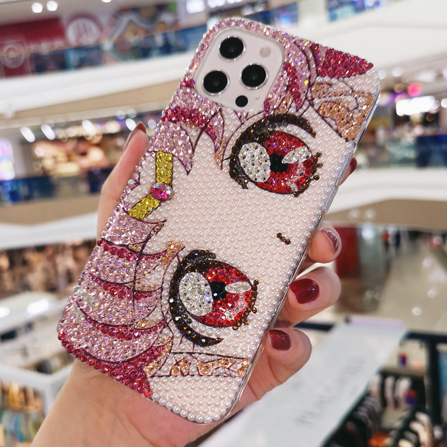 Handmade iPhone Case Luxury Bling Rhinestone Beautiful Sailor Moon