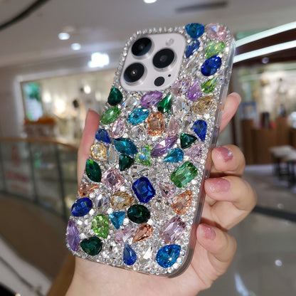 Gorgeous Large Colorful Gemstone with Rhinestone For iPhone Case