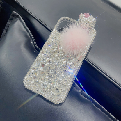 Handmade iPhone Case Gorgeous Bling Crystal with 3D Hello Kitty