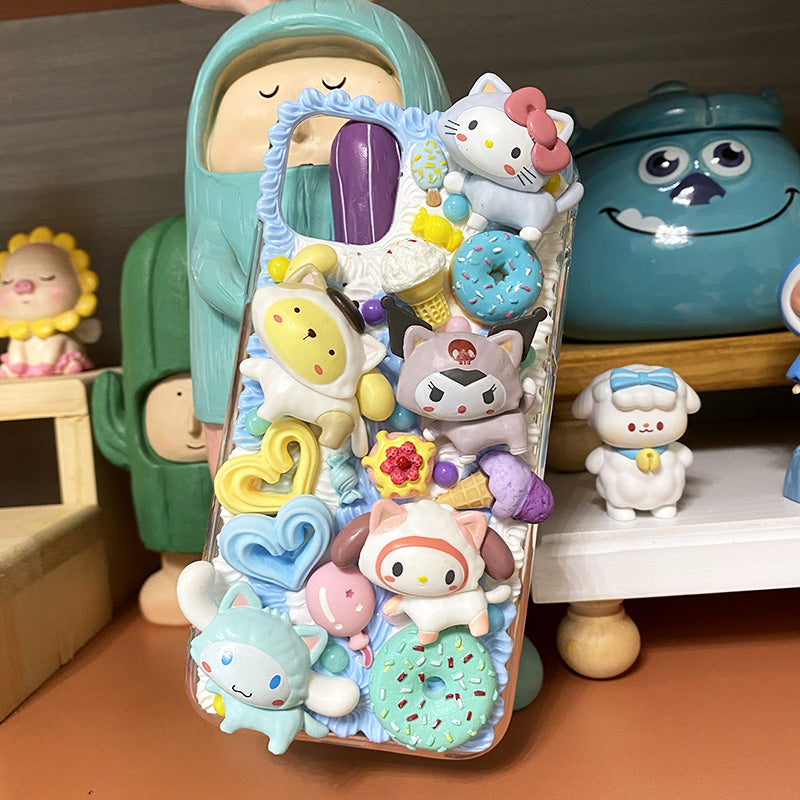 Handmade Decoden Case Cinnamoroll Case For iPhone Case