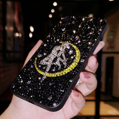 Handmade iPhone Case Luxury Bling Rhinestone Sailor Moon Back Case
