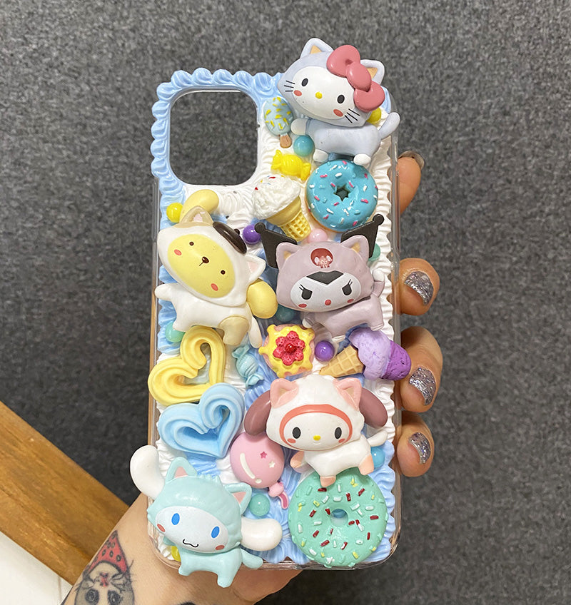 Handmade Decoden Case Cinnamoroll Case For iPhone Case