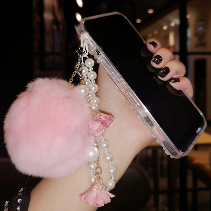 Handgemachte iPhone Hülle Elegance Pearls Lollipop Back Case