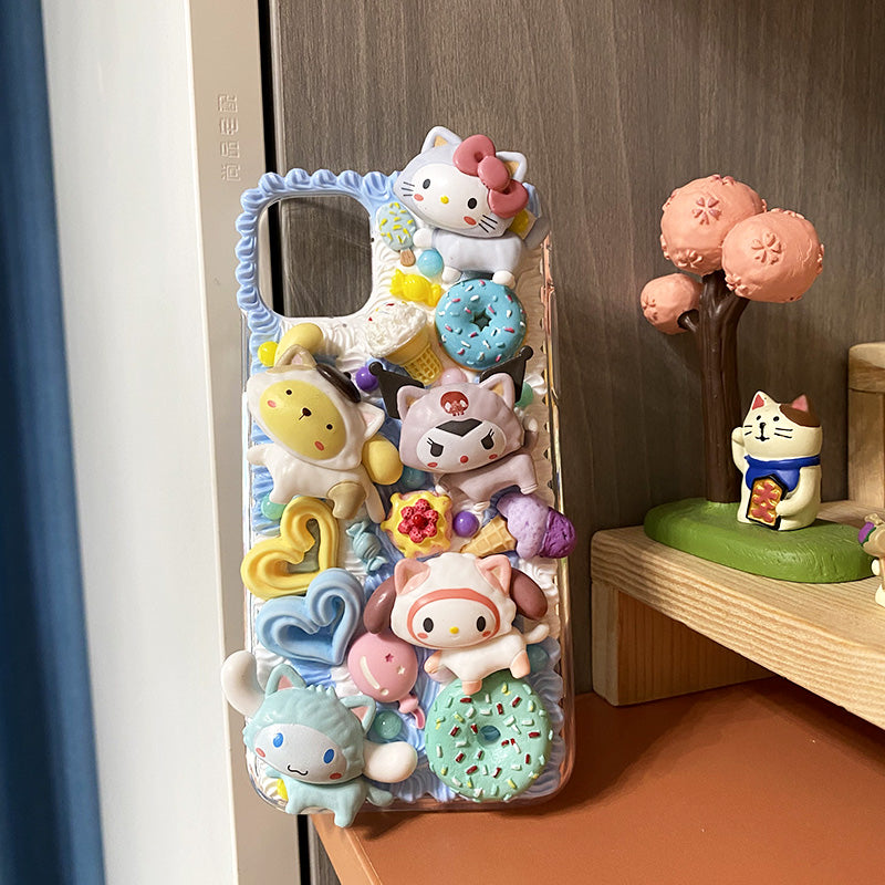 Handmade Decoden Case Cinnamoroll Case For iPhone Case