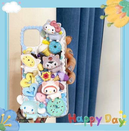 Handmade Decoden Case Cinnamoroll Case For iPhone Case