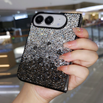 Handmade Luxury Bling Gradient Rhinestone Case For iPhone Duo
