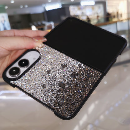 Handmade Luxury Bling Gradient Rhinestone Case For iPhone Duo
