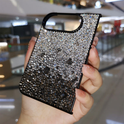 Handmade Luxury Bling Gradient Rhinestone Case For iPhone Duo