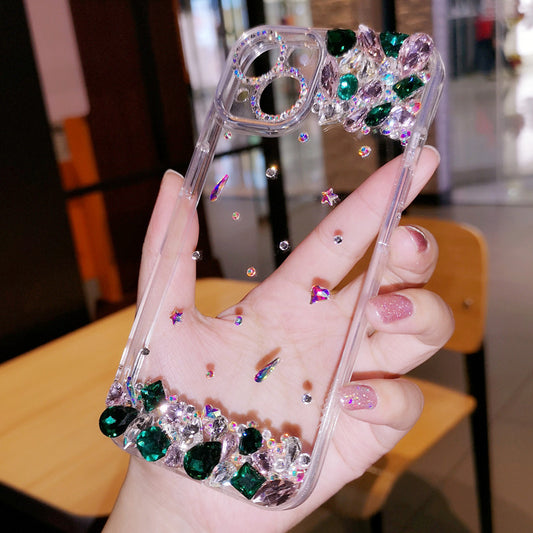 Handmade iPhone Case Luxury Bling Rhinestone Crystal Gem Back Case