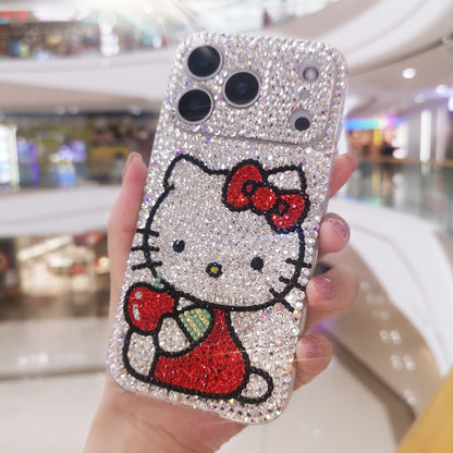 Hello Kitty & Apple Bling Rhinestone For iPhone Case