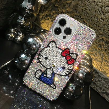 Hello Kitty Gorgeous Bling Rhinestone Case For iPhone Case