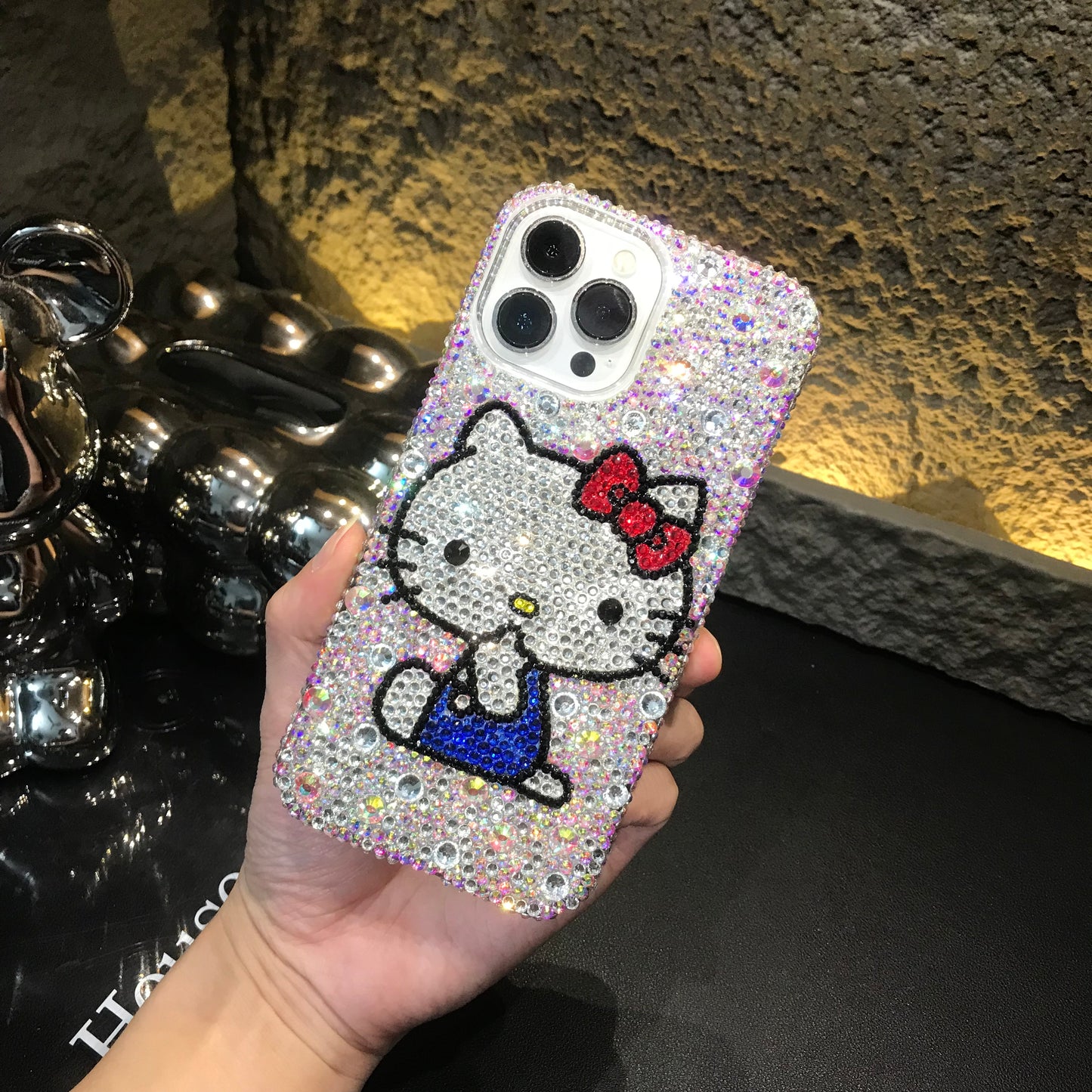 Hello Kitty Gorgeous Bling Rhinestone Case For iPhone Case