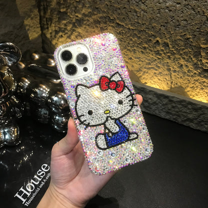 Hello Kitty Gorgeous Bling Rhinestone Case For iPhone Case