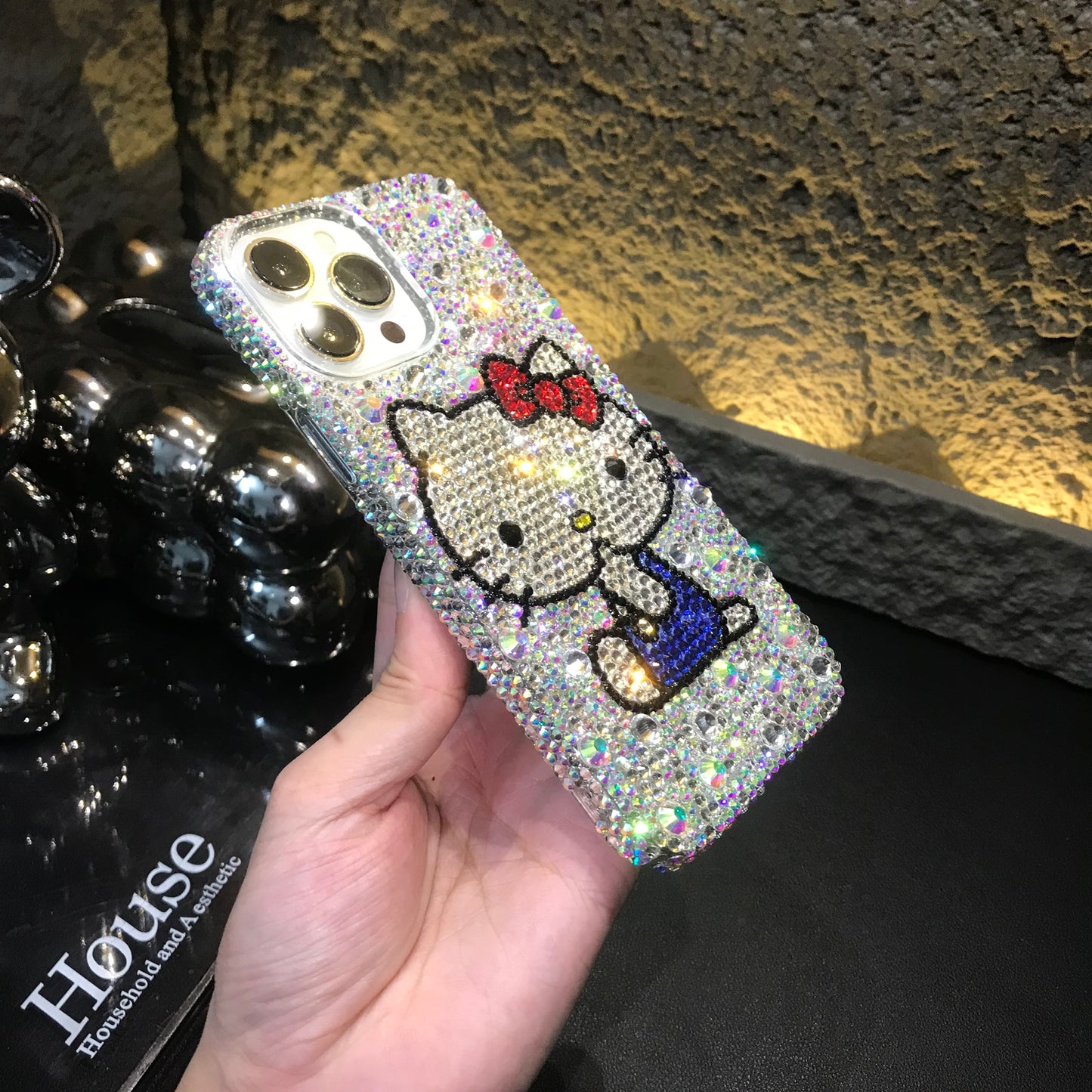 Hello Kitty Gorgeous Bling Rhinestone Case For iPhone Case