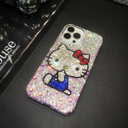 Hello Kitty Gorgeous Bling Rhinestone Case For iPhone Case