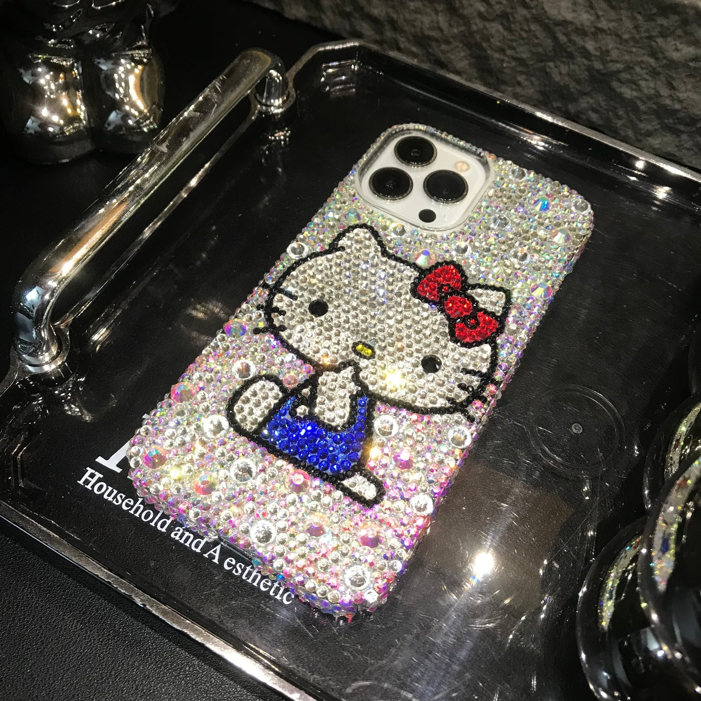 Hello Kitty Gorgeous Bling Rhinestone Case For iPhone Case