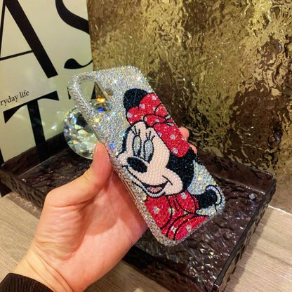 Handmade iPhone Case Luxury Bling Rhinestone Cute Minnie
