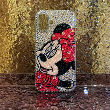 Handmade iPhone Case Luxury Bling Rhinestone Cute Minnie