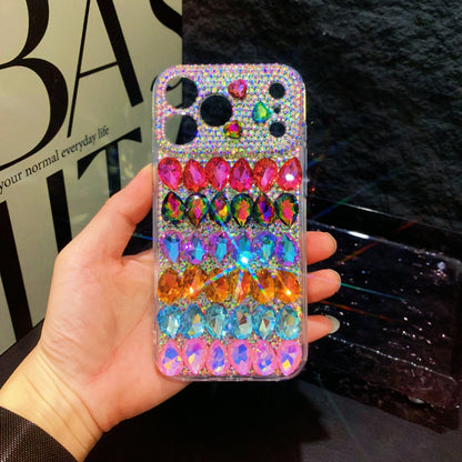 Handmade Luxury Bling Colorful Crystals iPhone Samsung Case